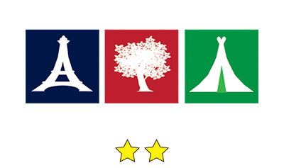Camping Le Val de Nesles ValParis - Logo officiel camping 4 étoiles Vexin Français
